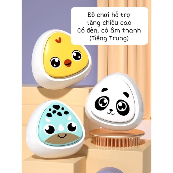Đồ chơi vận động - Bộ chạm nhảy hỗ trợ tăng chiều cao, âm thanh vui nhộn, màu sắc dễ thương cho bé