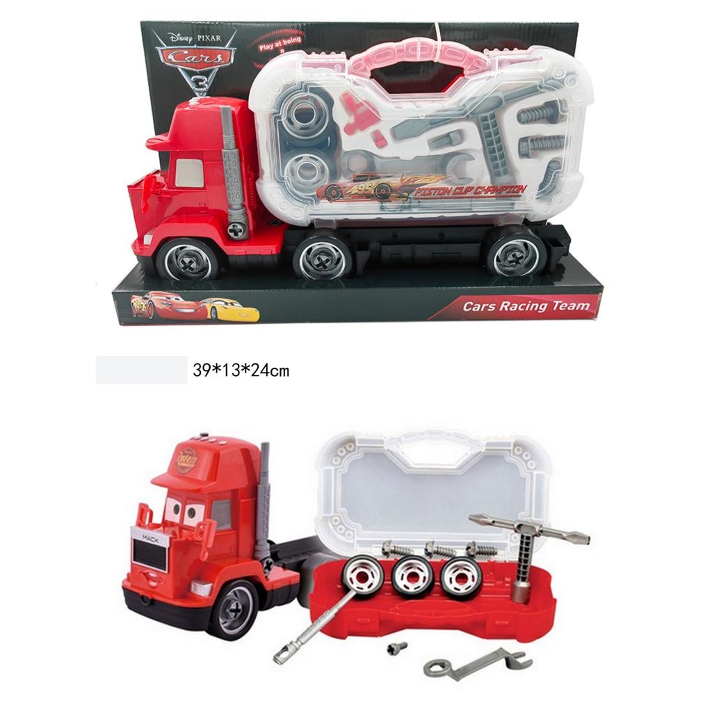 Đồ chơi xe tải MLightning McQueen 7 chiếc xe vui nhộn.Đồ Chơi Trí Tuệ - Xe Sữa Chữa Mcqueen Freedo.