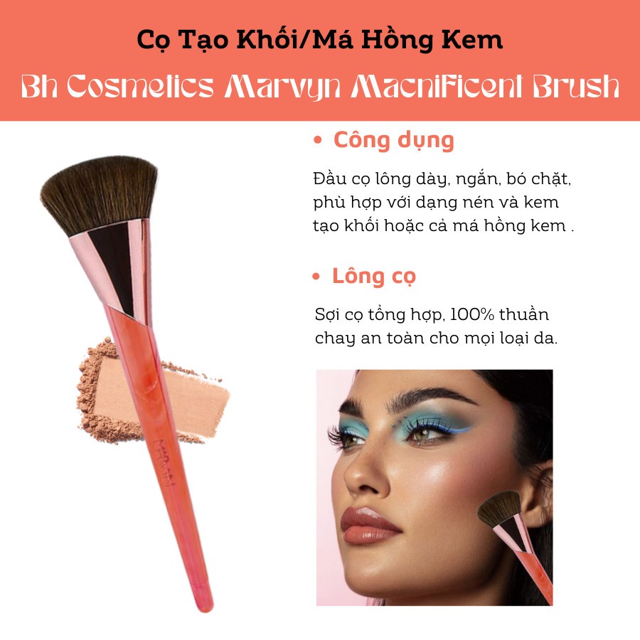 Cọ Khối Và Má Hồng Kem BH Cosmetics Marvyn 03