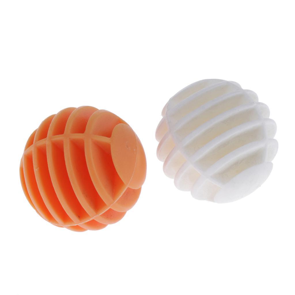 2 Pieces Lightweight Soft Sponge Rainbow Indoor Practice Golf Training Balls