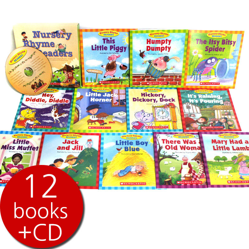 Nursery Rhyme Readers (Boxed Set With CD)