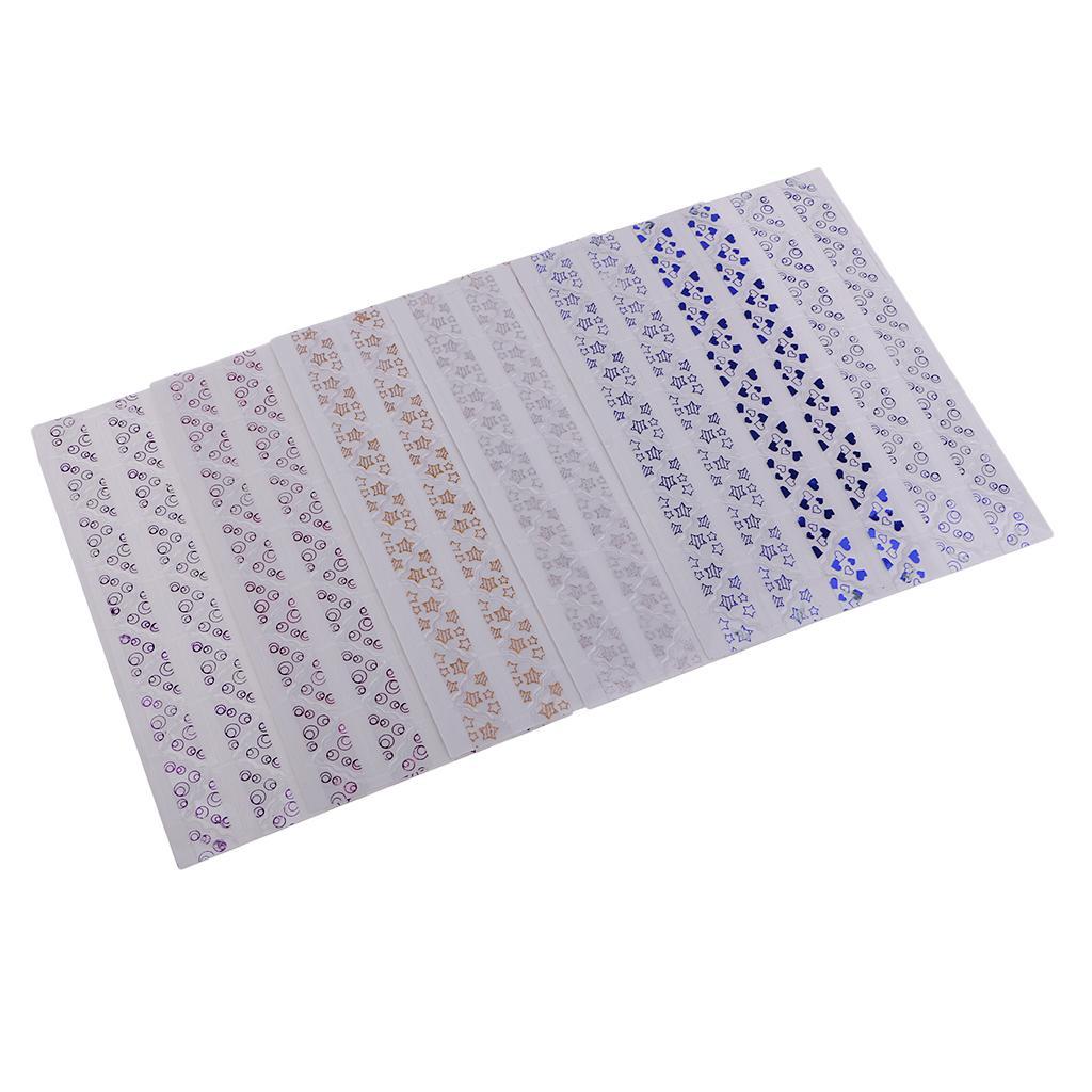 5 Sheets/Patterns Lots DIY Scrapbooking Gilding Photo Album Frame Corner Stickers Picture Corner fixed Photo Decoration Stickers