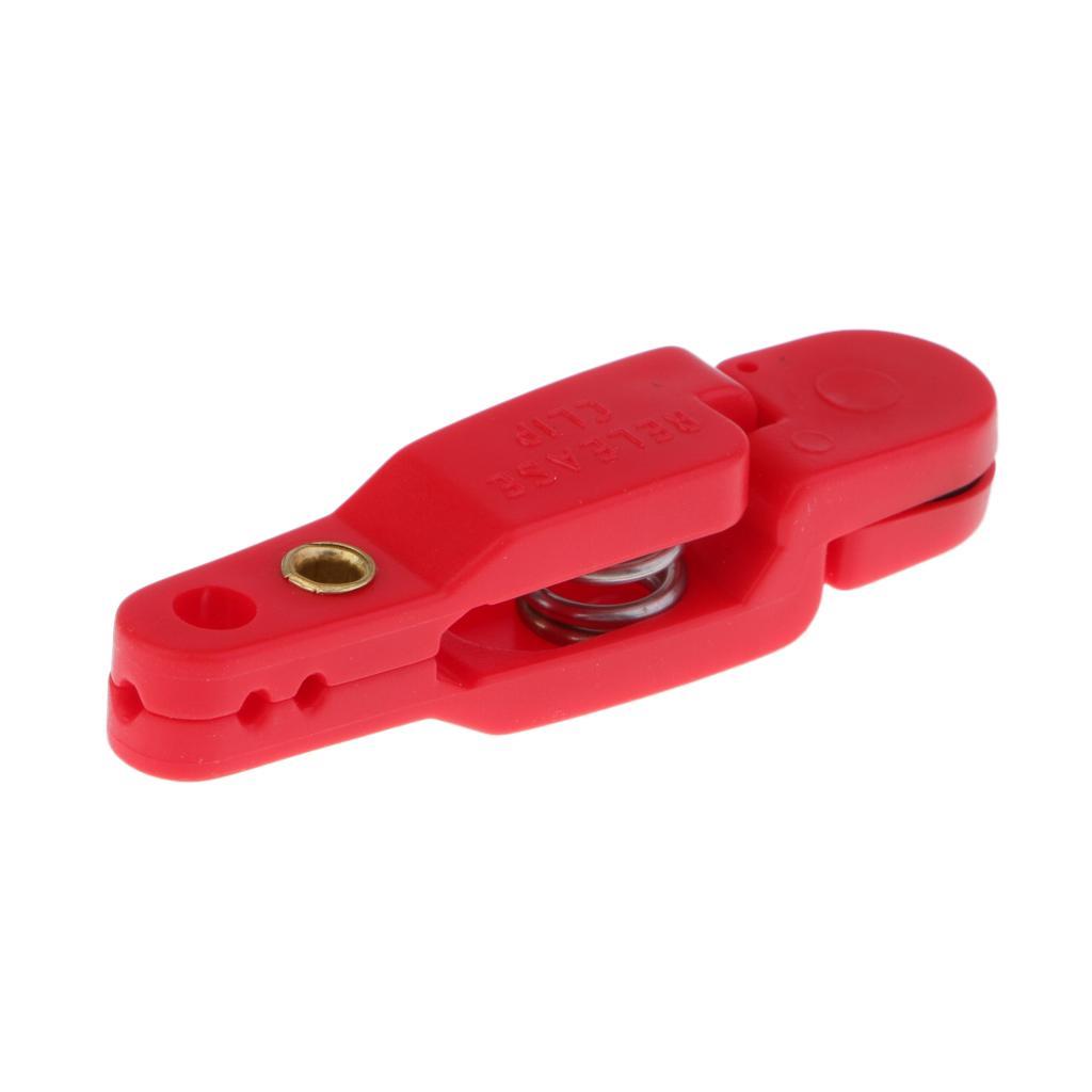 3 X Plastic Snap Release Clip For Weight Planer Board Kite Heavy Tension Red