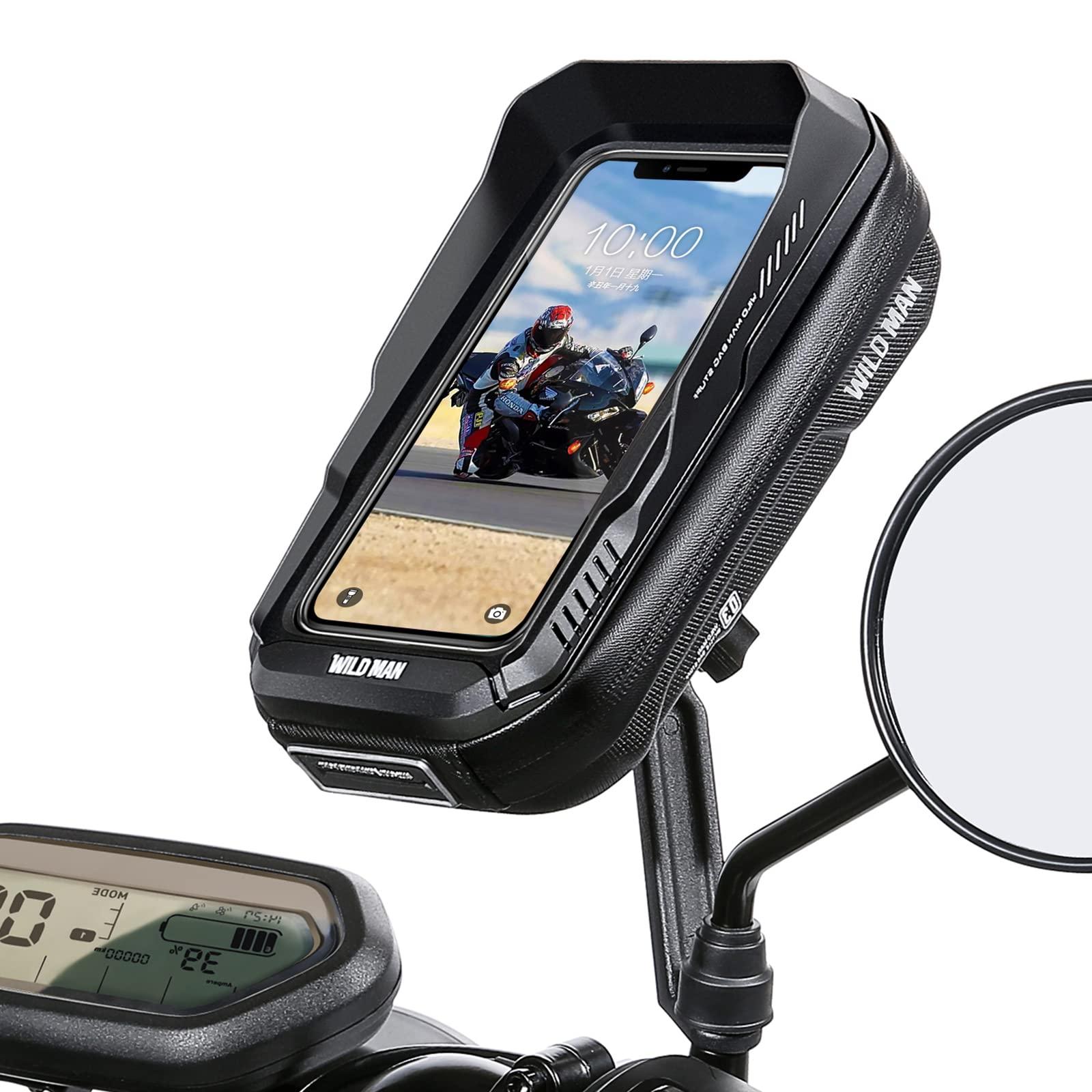 Giá Đỡ Điện Thoại Xe Máy Chống Nước Xoay 360 Độ Chống Rung Xe Máy
