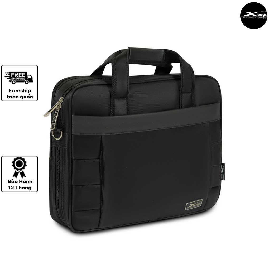 Cặp Doanh Nhân Xbags Expand Pro XB 4002 – Cặp Táp Laptop Cao Cấp, Chống Thấm, Thiết Kế Mở Rộng Tiện Lợi