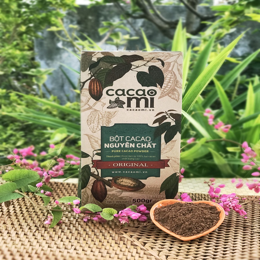 Bột Ca Cao Nguyên Chất CacaoMi Original (loại Standard) - 500g