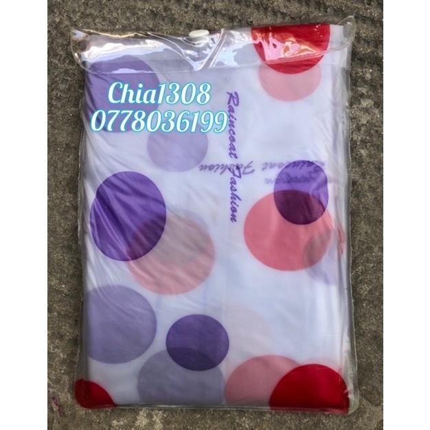 Áo mưa bít chấm bi