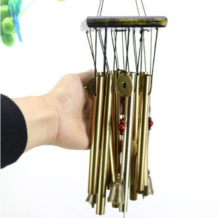 Chuông gió may mắn hình quạt