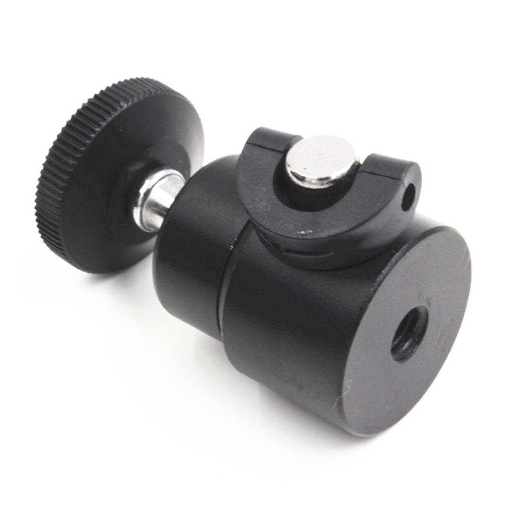 360° Ball Head Holder 3/8" to 1/4" Screw Thread Mount for DSLR Camera Tripod