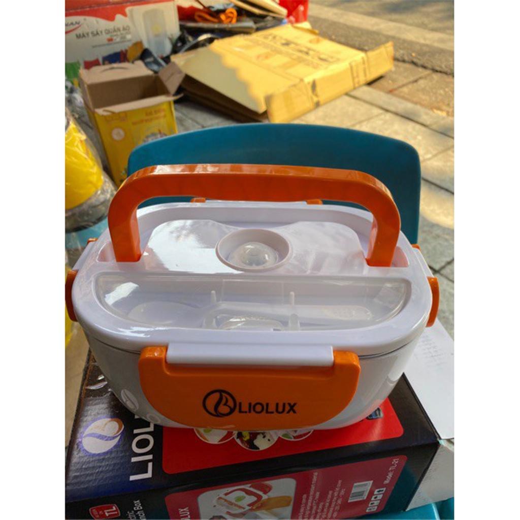 Hộp Cơm Cắm Điện Liolux Có Quai Xách Ruột INOX Dung Tích Lớn Chia Nhiều Ngăn Làm Hộp Cơm Văn Phòng Bền Và Thẩm Mỹ Cao