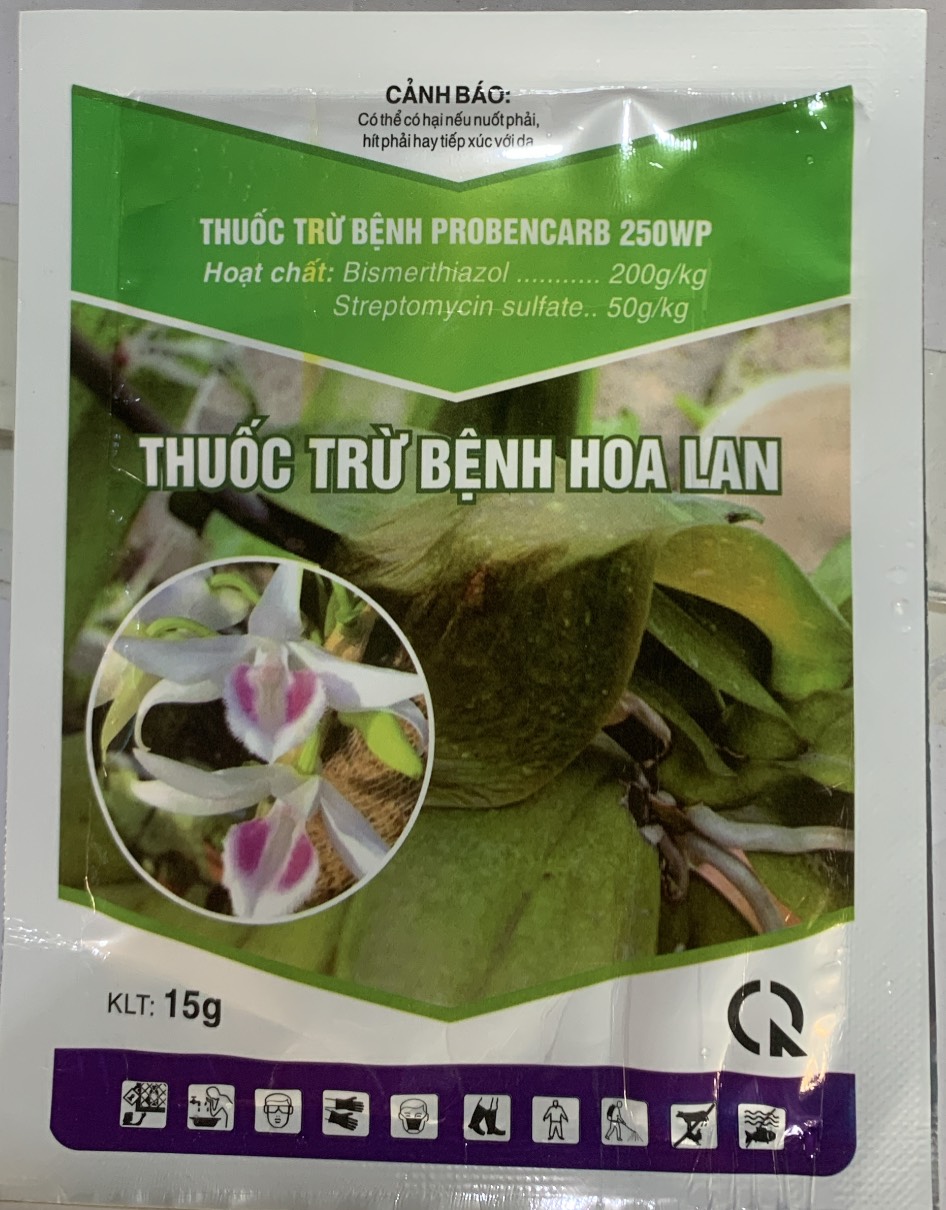 Sản phẩm trừ bệnh trên hoa lan gói 15gr