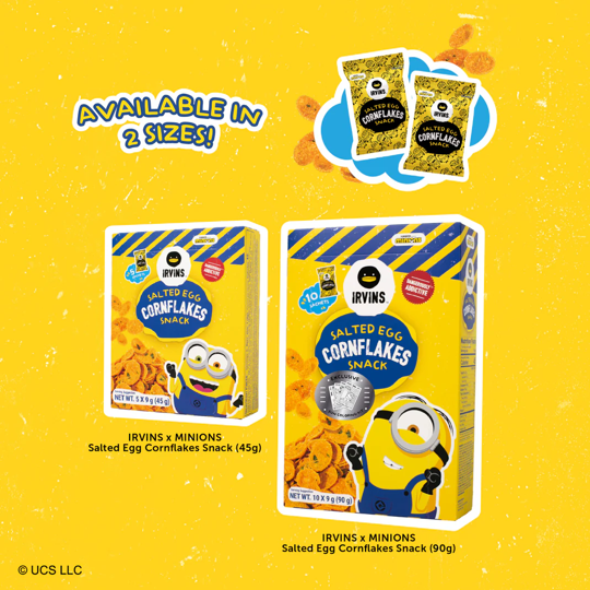 Snack ngô vị trứng muối 45g IRVINS