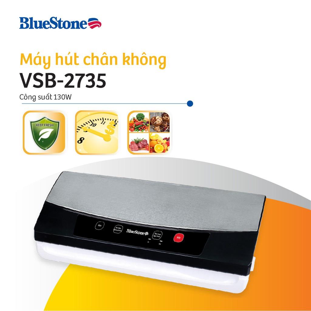 Máy Hút Chân Không BlueStone VSB-2735,Hàn Túi Nilon Bảo Quản Thực Phẩm Tặng 1 Cuộn Túi Dùng Thử, Hàng Chính Hãng