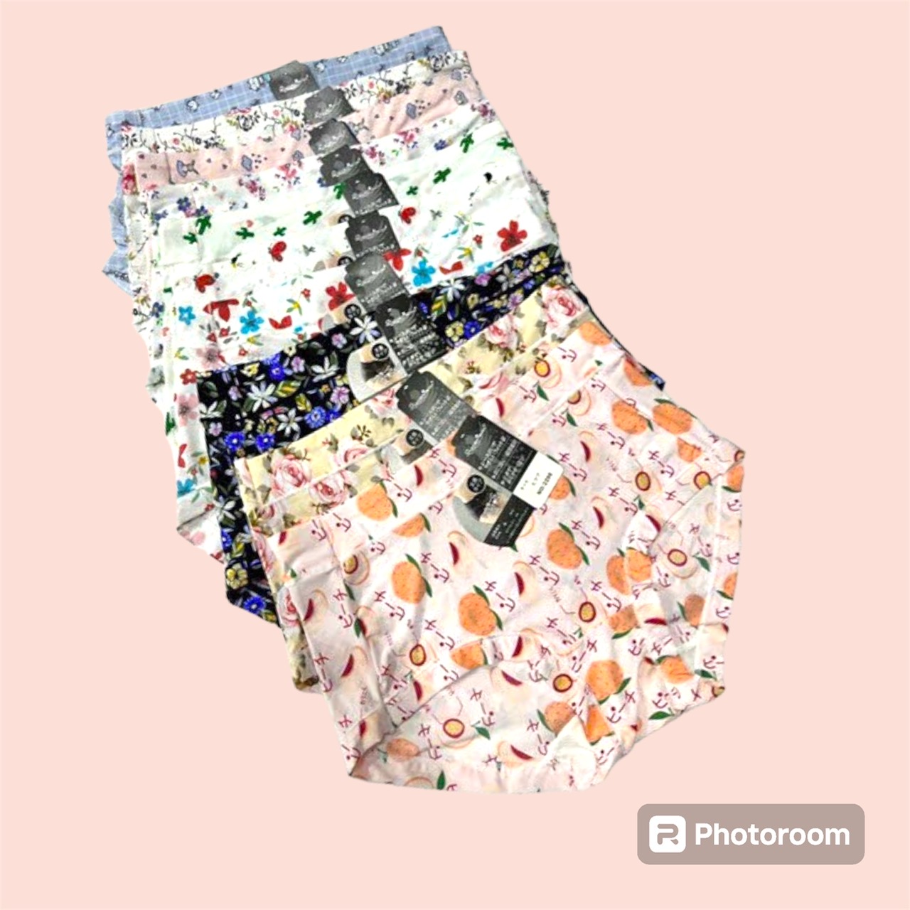 Quần Lót Nữ Thun Lạnh Họa Tiết Lưng Cao 2208 – Mát Lạnh, Co Giãn, Phong Cách Trẻ Trung