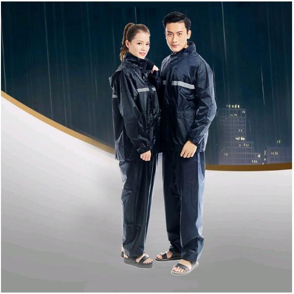 Bộ Quần Áo Mưa Vải Dù Size XL Chống Thấm Cao Cấp