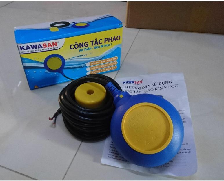 CÔNG TẮC PHAO BƠM KW-M15 2 MET