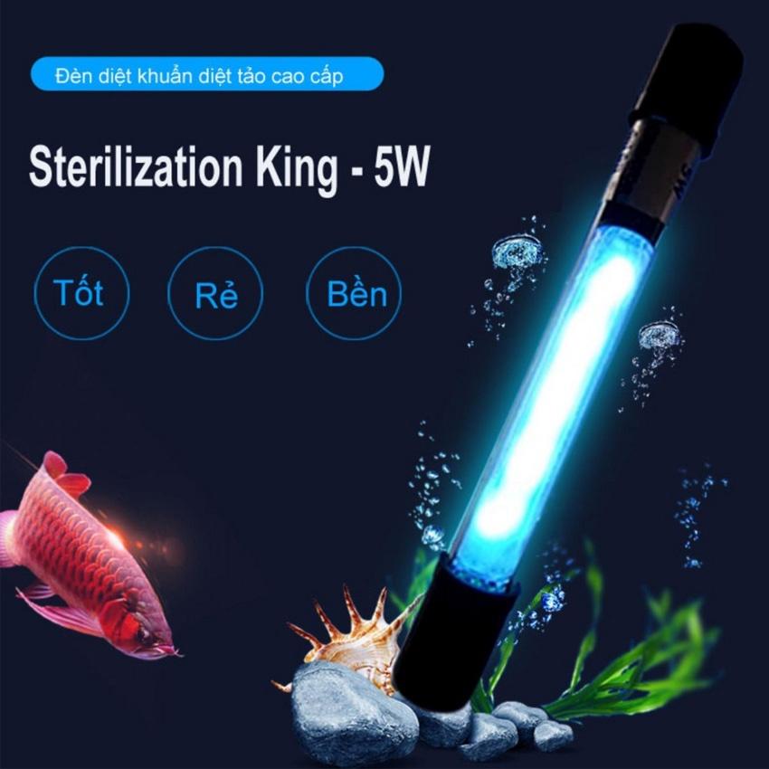 Đèn uv diệt khuẩn diệt tảo có hại cho hồ cá công suất 5w/7w/11w cực tốt