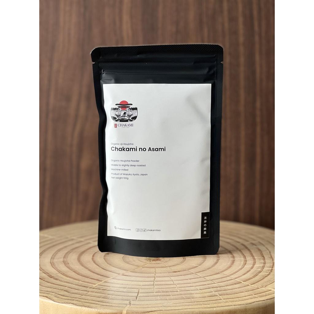100g Bột Hojicha Uji Nhật Bản - Chakami no Asami | Thu hoạch tại Kyoto, Nhật Bản