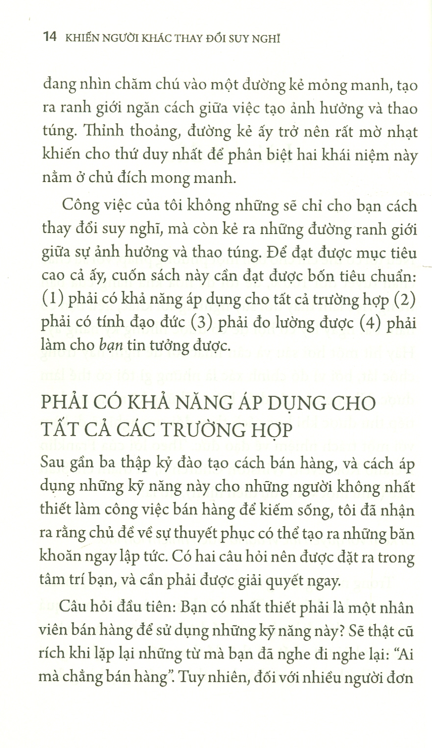 Khiến Người Khác Thay Đổi Suy Nghĩ