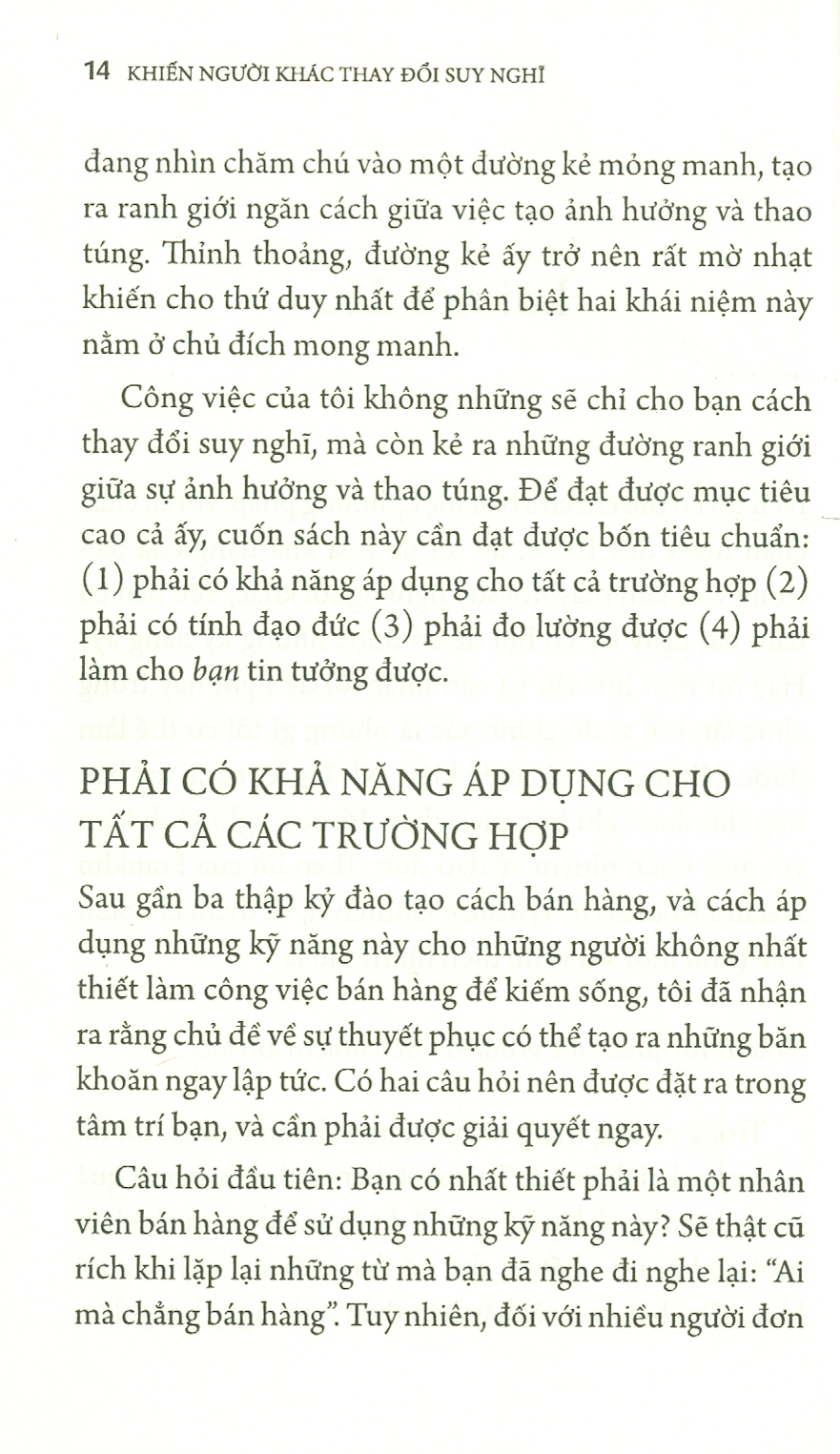 Khiến Người Khác Thay Đổi Suy Nghĩ (Tái bản 2023)