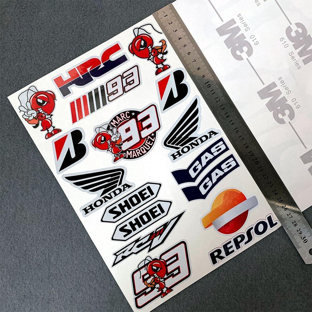 Miếng Dán Logo Trang Trí Xe Mô Tô