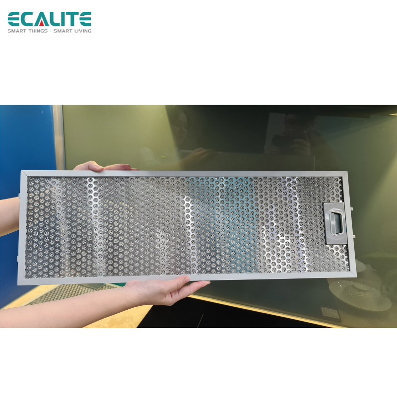Máy Hút Mùi Âm Tủ H-Series Ecalite EH-AT60LCD - Kính Đen - Điều Khiển Cảm Ứng 3 Tốc Độ - Màn Hình LCD Hiện Đại - Hàng Chính Hãng