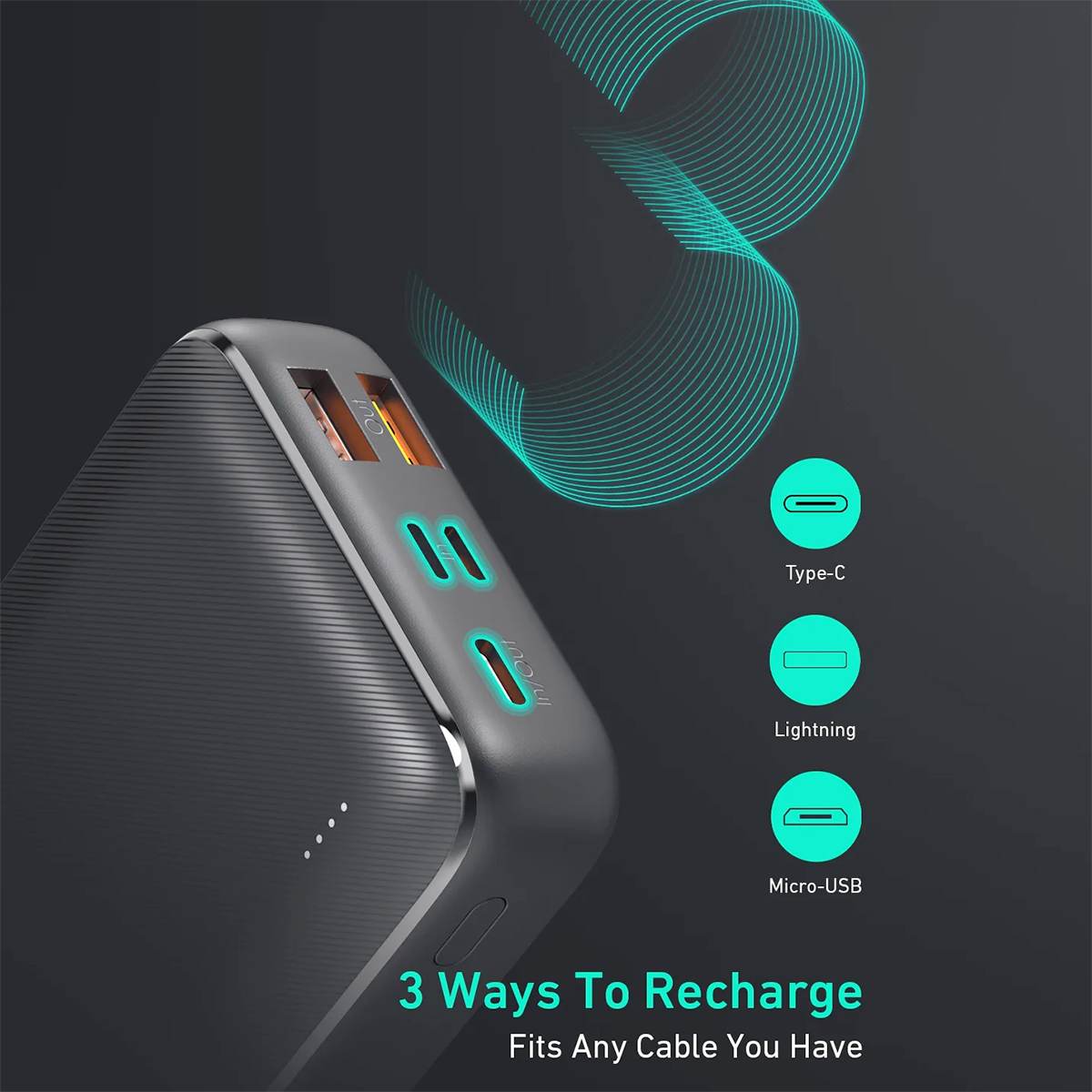 PIN DỰ PHÒNG 20.000MAH AUKEY BASIX PLUS PB-N74S - HÀNG CHÍNH HÃNG