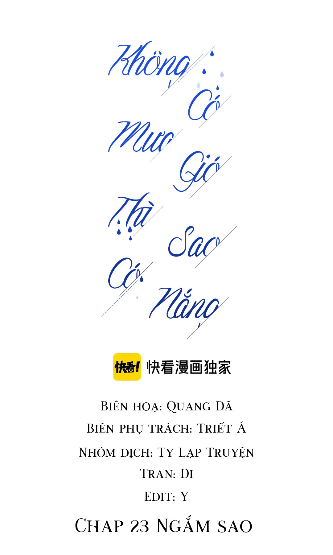 không có mưa gió thì sao có nắng chapter 23 9