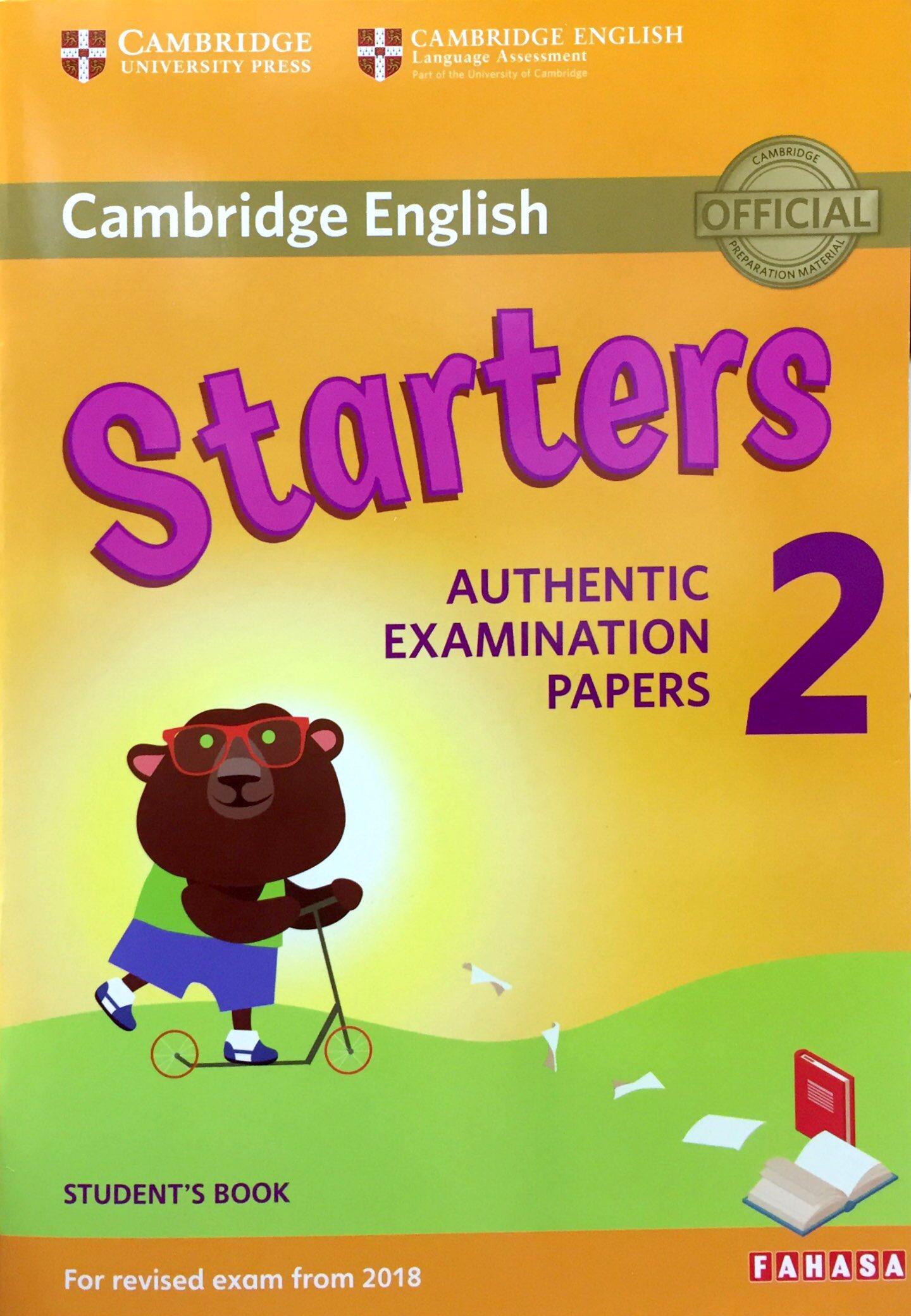 Hình ảnh Cambridge English Starters 2 for Revised Exam From 2018 Student's Book