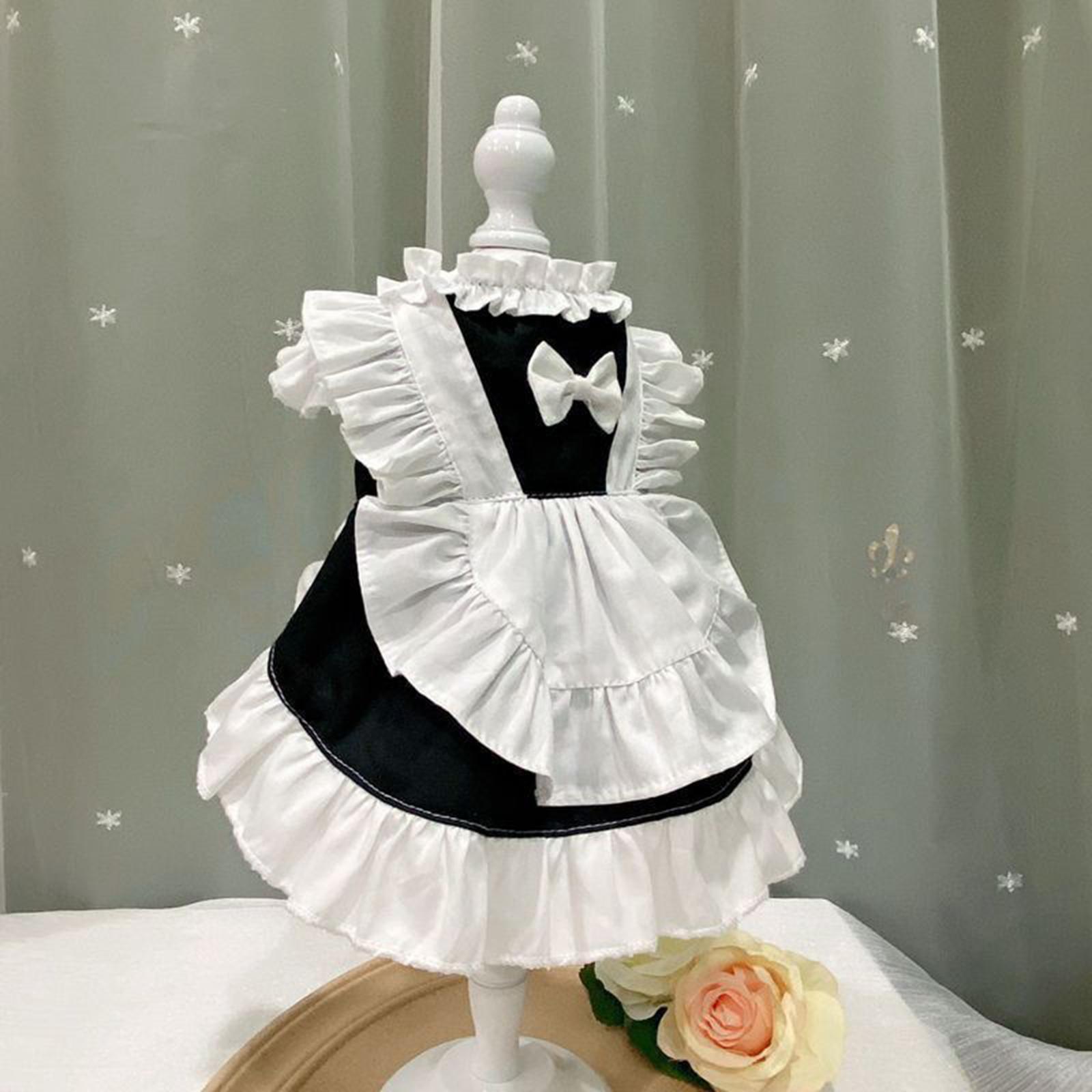 Cat Dress Cat Clothing Breathable Fashion Spring Summer Party Costume Maid Dress Cute Apparel Birthday Lovely Princess Dress Dress