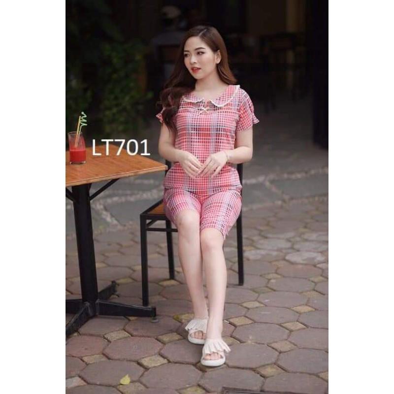 Đồ bộ mặc nhà cổ sen 2 mau 3D