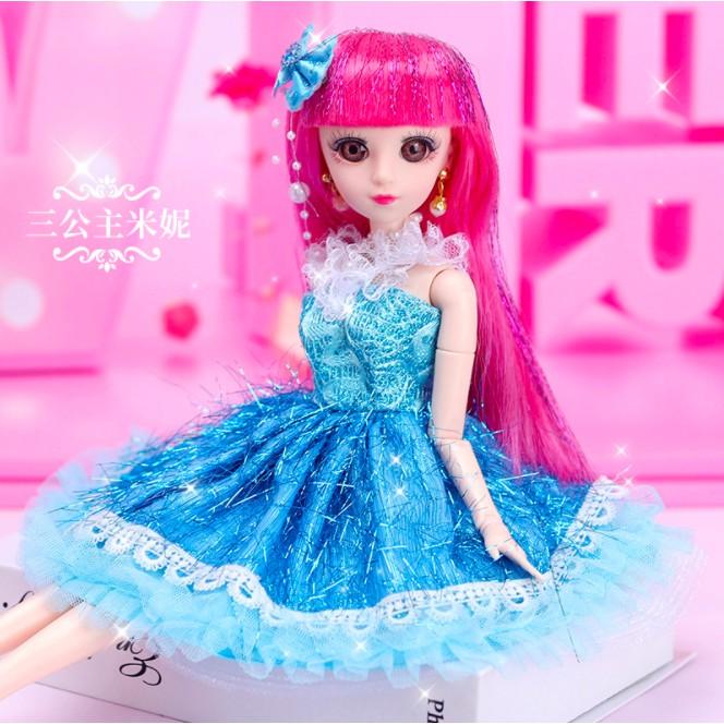 Váy Đầm Tiểu Thư Cho Búp Bê 36cm