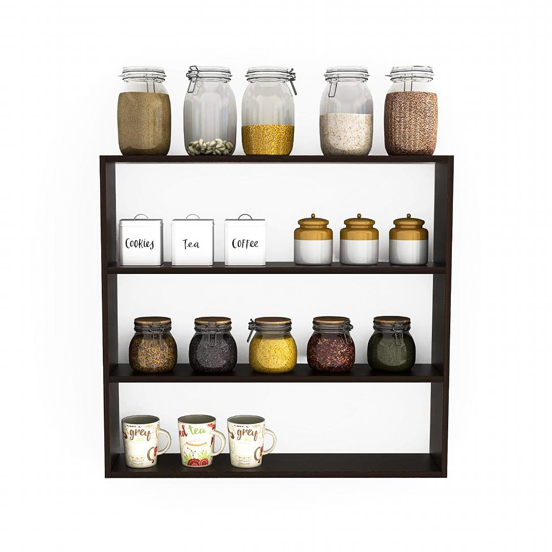Kệ gỗ nhà bếp hiện đại SMLIFE Koolway | Gỗ MDF dày 17mm chống ẩm | D80xR15xC80cm