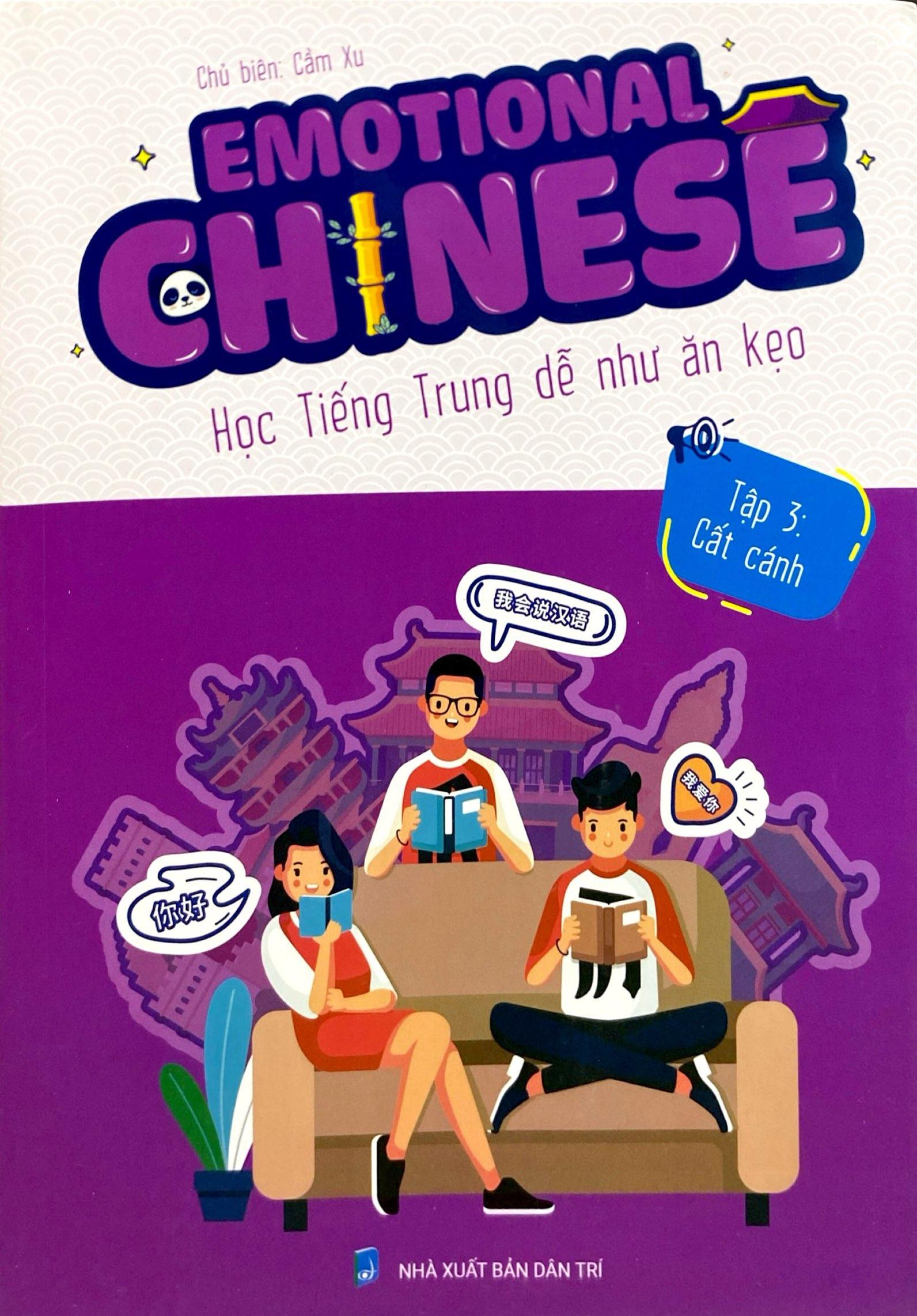 Sách - Emotional Chinese - Học Tiếng Trung Dễ Như Ăn Kẹo - Tập 3 - Cất Cánh - Sách Bài Tập