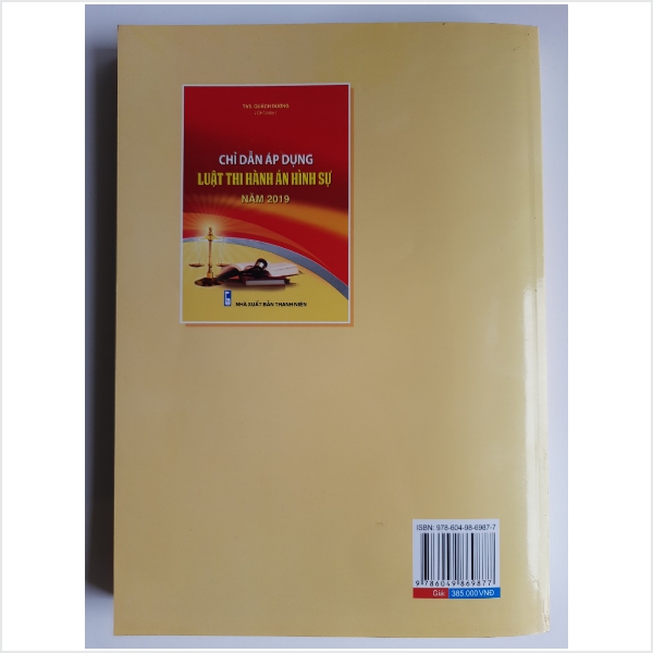 CHỈ DẪN ÁP DỤNG LUẬT THI HÀNH ÁN HÌNH SỰ - ThS. Quách Dương