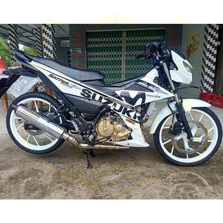 Tem rời satria fi movistar trắng