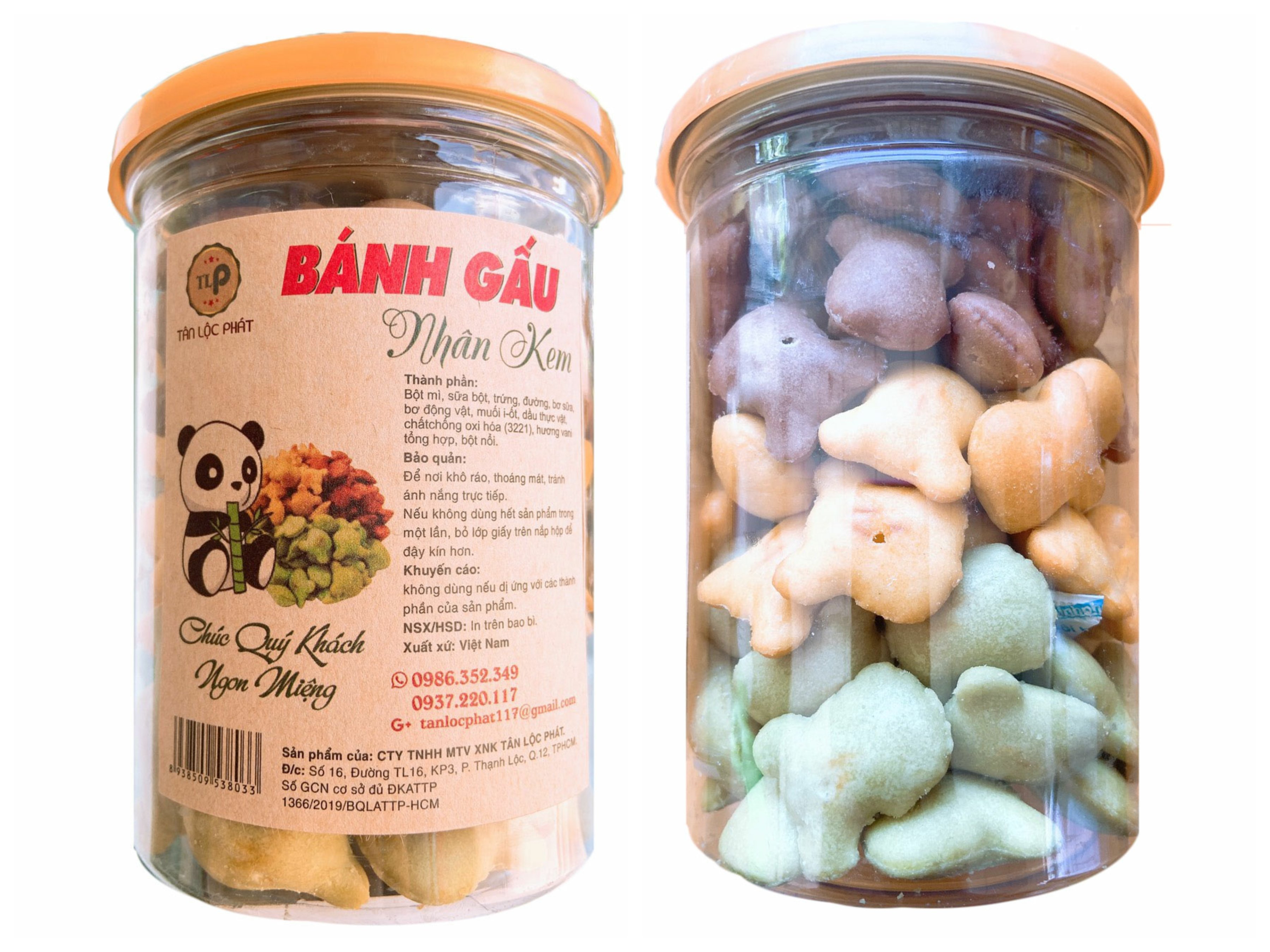 HŨ 250G BÁNH GẤU NHÂN MIX 3 VỊ MÓN NGON TUỔI THƠ HIỆU TÂN LỘC PHÁT