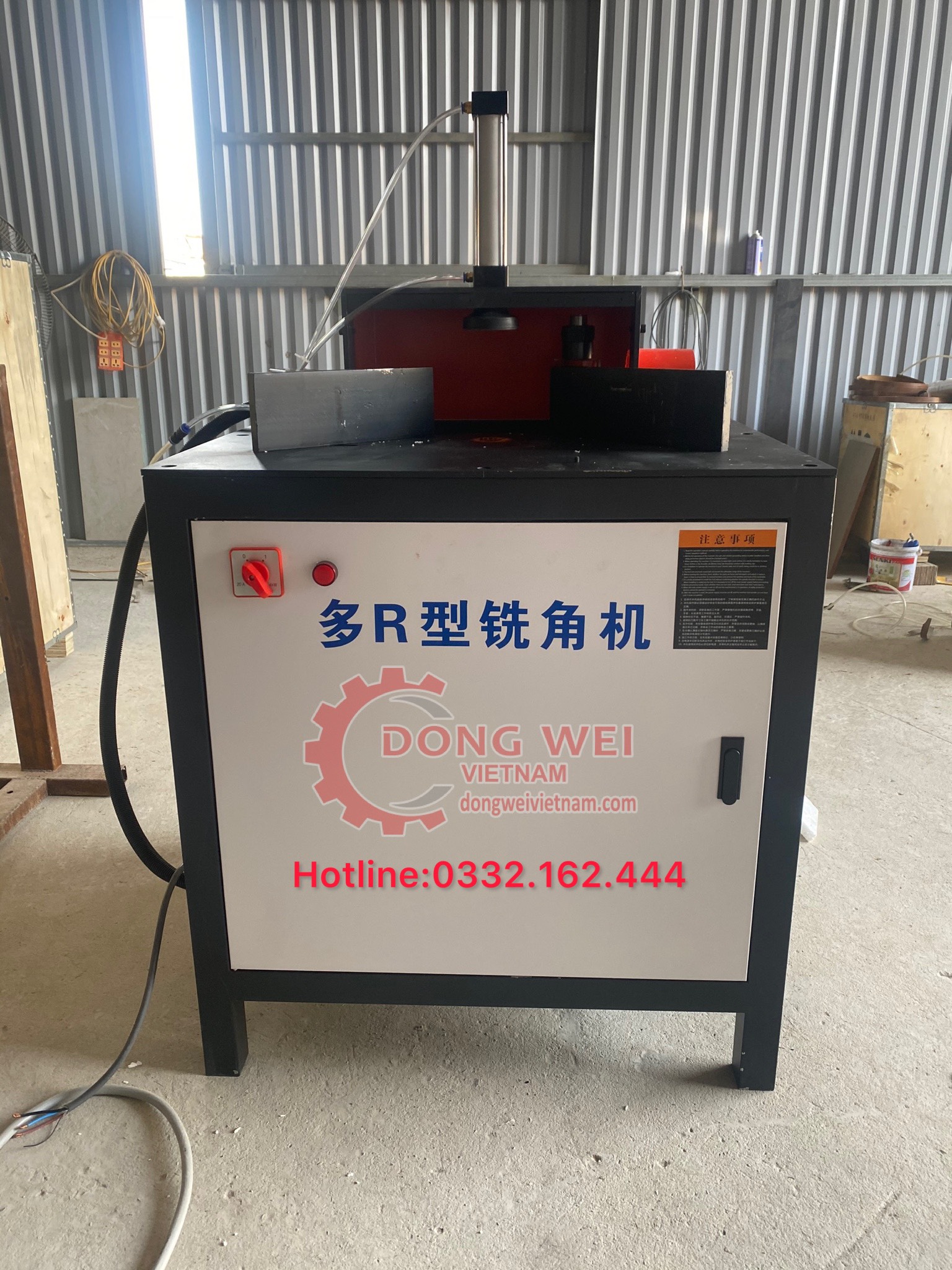 Máy phay góc - khí nén và bo tròn ván gỗ dùng điện 3 pha- đông cơ khỏe lên tới mức 3000w