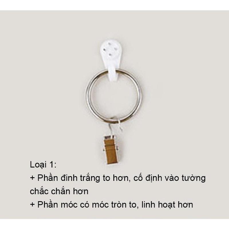 Móc treo, kẹp vải phông nền chụp ảnh treo đồ treo rèm mỏng - tiện dụng nhỏ gọn chắc chắn dễ dàng sử dụng