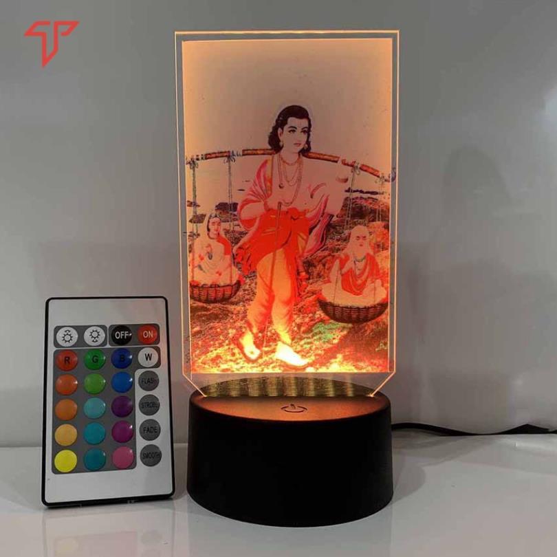Hình phật đèn led 3D, phật đèn led mica, tranh thờ phật, quà tặng phật giáo, phật để bàn, thờ trên xe ô tô - xe tải