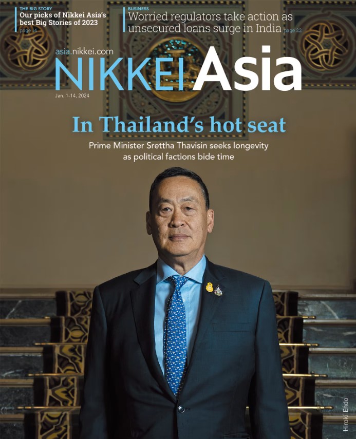 Tạp chí Tiếng Anh - Nikkei Asia 2024: kỳ 01: IN THAILAND'S HOT SEAT (Double issue)