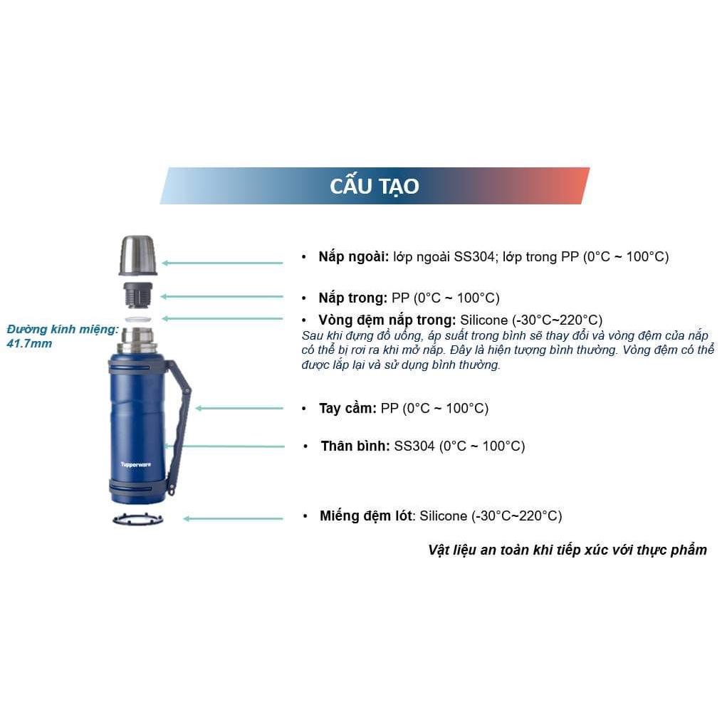 Bình Giữ Nhiệt Tupperware Thermal 1.2L