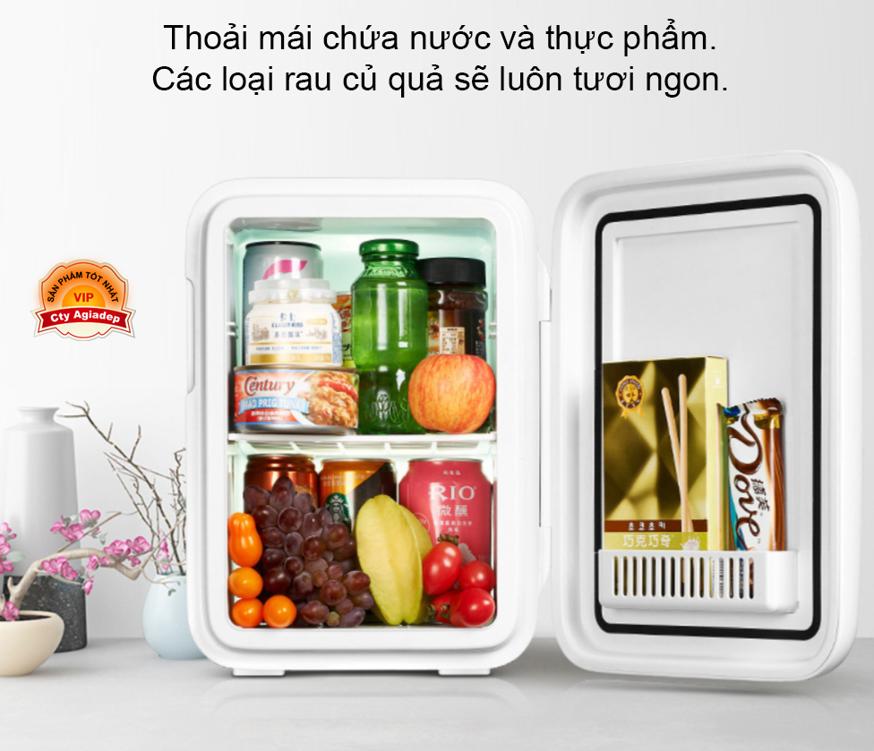 [Tổng hợp] Tủ lạnh mini KEMIN bán chạy 4L 10L 16L trữ sữa mỹ phẩm (ko đông đá)