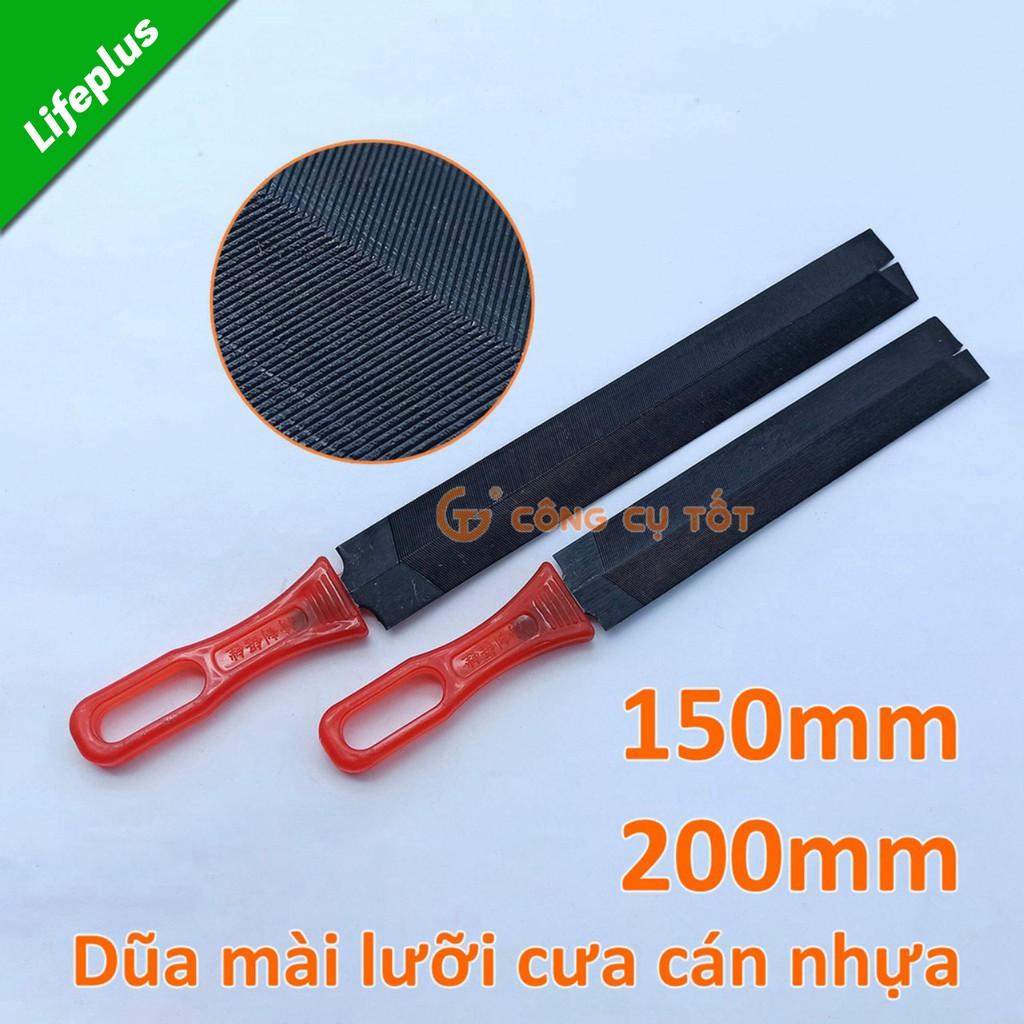 Dũa mài lưỡi cưa 6inch 150mm cán nhựa