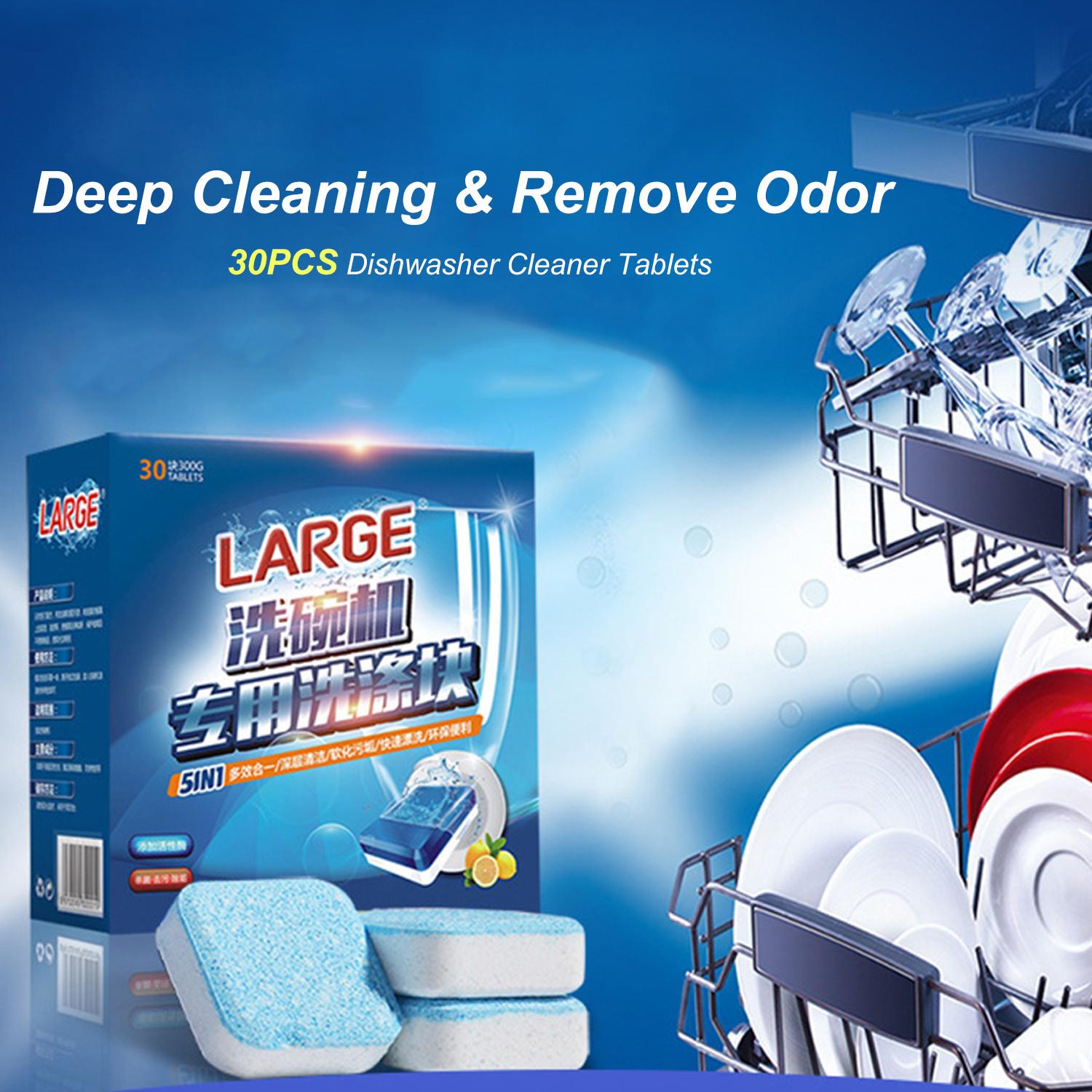 Bộ 30 Viên nén sủi bọt làm sạch máy rửa bát