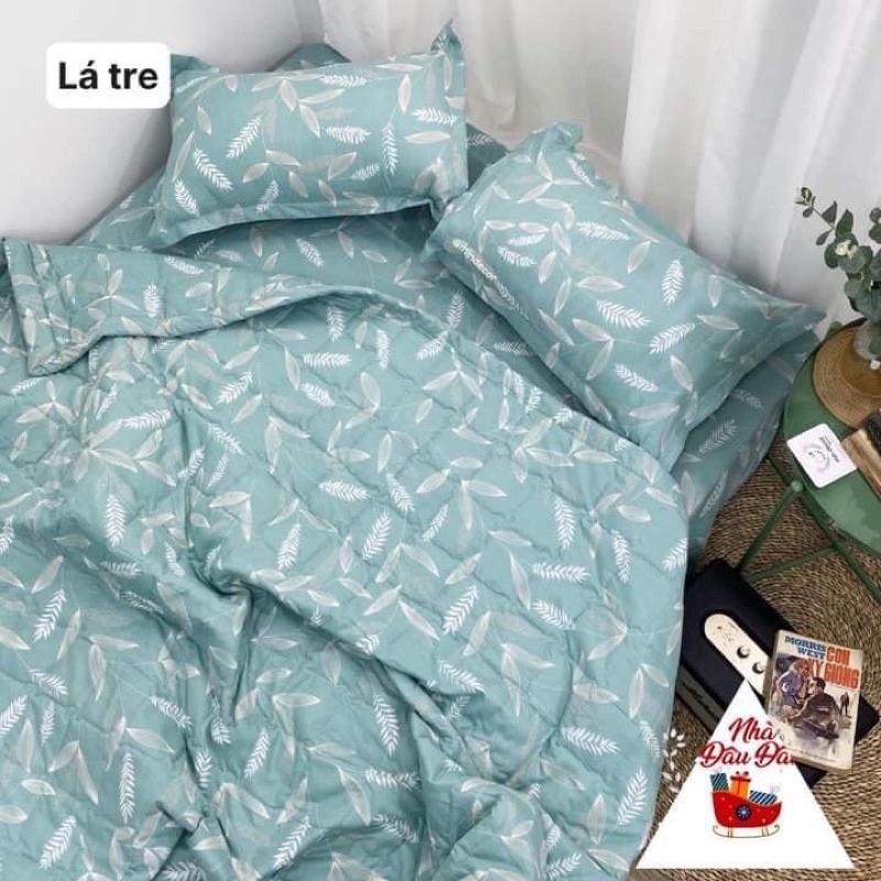 Bộ Chăn Hè 5 Món Trần Bông Cotton Poly cao cấp hàng loại 1 ( được chọn mầu )