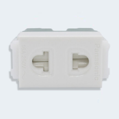 Ổ cắm đơn 2 chấu có màn che