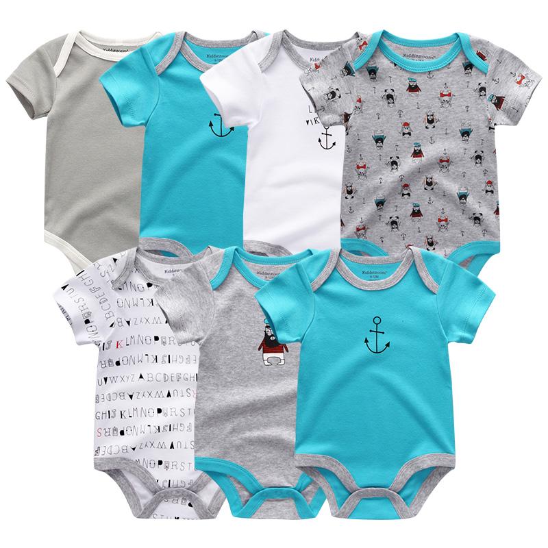 Uniesx Bé Sơ Sinh Rompers Quần Áo 7 Cái/lốc Trẻ Sơ Sinh Áo Liền Quần 100% Trẻ Em Cotton Roupa De Bebe Bé Gái Và Bé Trai Quần Áo Cho Bé