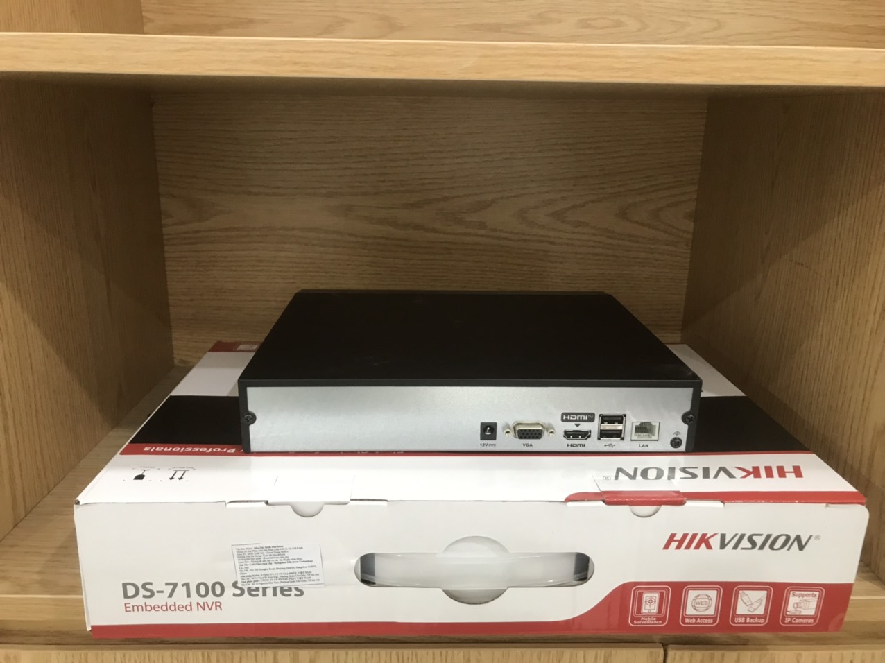 Đầu ghi hình IP NVR 4/8 Hikvision chuẩn nén H.265+, cổng PoE DS-7108NI-Q1, DS-7104NI-Q1/M, DS-7108NI-Q1/M - Hàng chính hãng