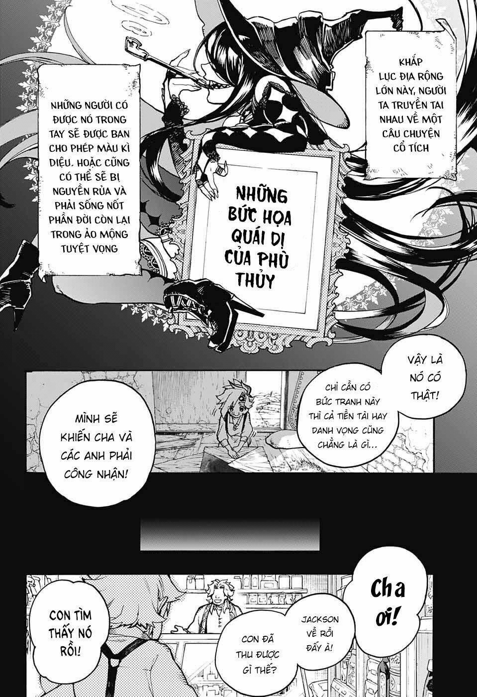 những bức họa quái dị của phù thủy chapter 21 14